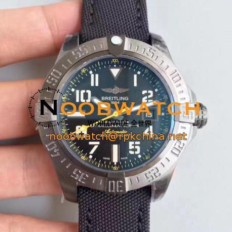 Replica Breitling Avenger II Seawolf A1733110/BC30/435X/A20BASA.1 GF Stainless Steel Black Dial Swiss 2836-2