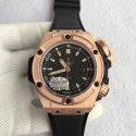 Replica Hublot Big Bang King Power Musee Oceanographique Monaco 731.OX.1170.RX HBB V6 Rose Gold Black Dial Swiss 7750