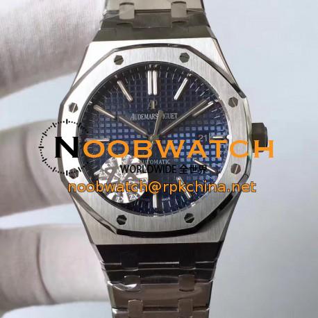 Replica Audemars Piguet Royal Oak 15400 ZX Stainless Steel Blue Dial Swiss 3120