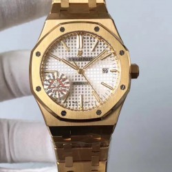 Replica Audemars Piguet Royal Oak 15400 ZX Yellow Gold Silver Dial Swiss 3120