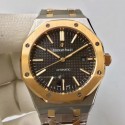 Replica Audemars Piguet Royal Oak 15400 JF Stainless Steel & Yellow Gold Black Dial Swiss 3120