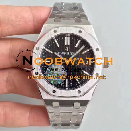 Replica Audemars Piguet Royal Oak 15450 JF Stainless Steel Black Dial Swiss 3120