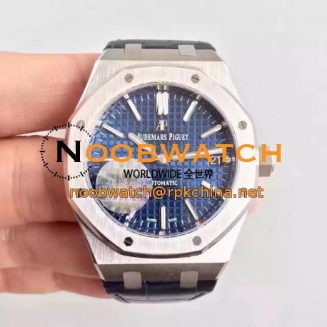 Replica Audemars Piguet Royal Oak 15450 JF Stainless Steel Blue Dial Swiss 3120