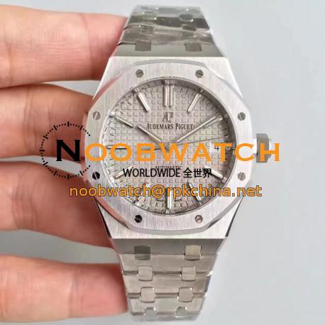 Replica Audemars Piguet Royal Oak 15450 JF Stainless Steel Grey Dial Swiss 3120