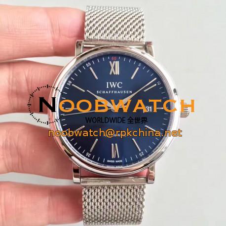 Replica IWC Portofino Boutique Edition IW356512 MK Stainless Steel Blue Dial Swiss 2892