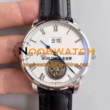 Replica Glashutte Original Senator Excellence Tourbillon 1-94-03-04-04-04 N Stainless Steel White Dial Swiss 94-03