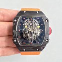 Replica Richard Mille RM27-03 Rafael Nadal KL Forged Carbon Black Skeleton Dial M9015