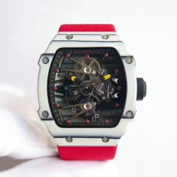 Replica Richard Mille RM27-02 Rafael Nadal KV White Forged Carbon Black Skeleton Dial M6T51