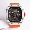 Replica Richard Mille RM27-02 Rafael Nadal KV White Forged Carbon Black Skeleton Dial M6T51