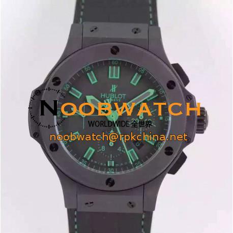 Replica Hublot Big Bang All Black Green 301.CI.1190.GR.ABG11 HBB V6 Ceramic Black Dial Swiss HUB4100