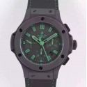 Replica Hublot Big Bang All Black Green 301.CI.1190.GR.ABG11 HBB V6 Ceramic Black Dial Swiss HUB4100