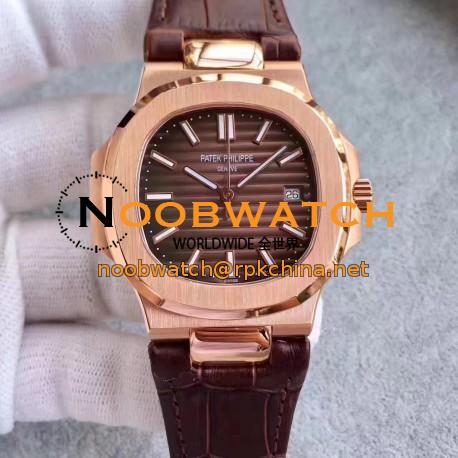 Replica Patek Philippe Nautilus 5711R MK Rose Gold Chocolate Dial Swiss 324SC