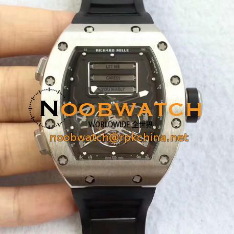 Replica Richard Mille RM69 Erotic Tourbillon KV Titanium Black Dial Swiss Caliber RM69