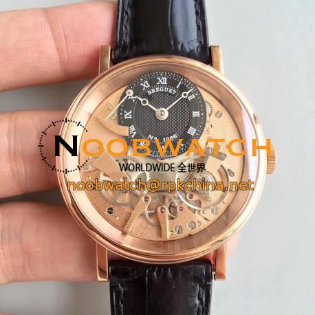 Replica Breguet Tradition 7027 7027BR/R9/9V6 N Rose Gold Rose Gold Skeleton Dial Swiss 507DR1