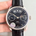 Replica IWC Portugieser Annual Calendar IW503502 YL Stainless Steel Black Dial Swiss 52850