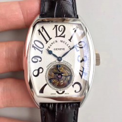 Replica Franck Muller Cintree Curvex Imperial Tourbillon 8880 T LH Stainless Steel White Dial Swiss Tourbillon