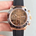 Replica Rolex Daytona Cosmograph 116515LN N Rose Gold Chocolate Dial Swiss 7750 Run 6@SEC