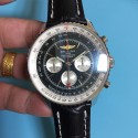 Replica Breitling Navitimer GMT AB044121/BD24/441X/A20BA.1 JF Stainless Steel Black Dial SWISS 7753