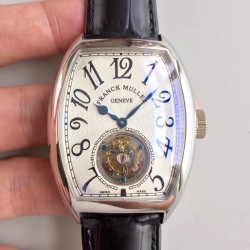 Replica Franck Muller Cintree Curvex Imperial Tourbillon 8880 T LH Stainless Steel White Dial Swiss Tourbillon