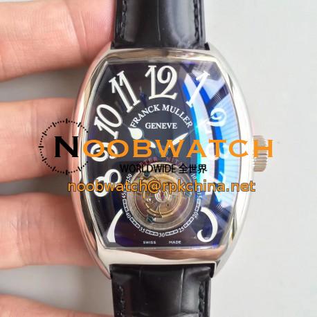 Replica Franck Muller Cintree Curvex Imperial Tourbillon 8880 T LH Stainless Steel Black Dial Swiss Tourbillon