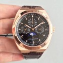 Replica Vacheron Constantin Overseas Ultra Thin Perpetual Calendar 4300V/120G-B102 BF Rose Gold Black Dial Swiss 1120 QP