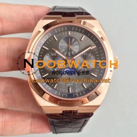 Replica Vacheron Constantin Overseas Ultra Thin Perpetual Calendar 4300V/120G-B102 BF Rose Gold Anthracite Dial Swiss 1120 QP