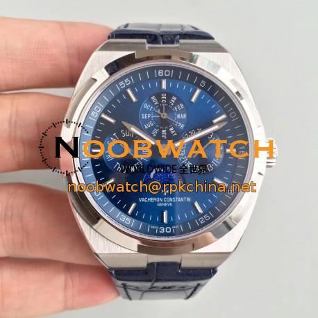 Replica Vacheron Constantin Overseas Ultra Thin Perpetual Calendar 4300V/120G-B102 BF Stainless Steel Blue Dial Swiss 1120 QP