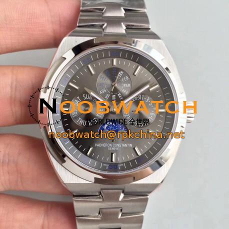 Replica Vacheron Constantin Overseas Perpetual Calendar 4300V/120G-B102 BF Stainless Steel Anthracite Dial Swiss 1120 QP