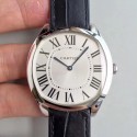 Replica Drive de Cartier Extra-Flat WGNM0007 N Stainless Steel Silver Dial Swiss 2824-2