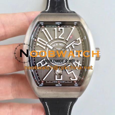 Replica Franck Muller Vanguard V45 TF Titanium Anthracite Dial Swiss 2892-2