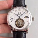 Replica Patek Philippe Grand Complication Tourbillon N Stainless Steel White Dial Swiss Tourbillon