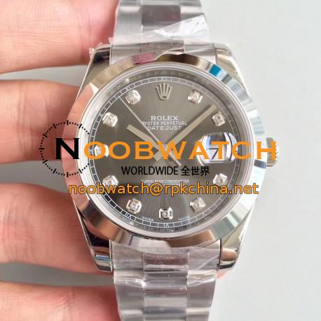 Replica Rolex Datejust II 126300 41MM N Stainless Steel Anthracite Dial Swiss 3235