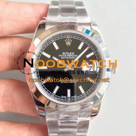 Replica Rolex Datejust II 126300 41MM N Stainless Steel Black Dial Swiss 3235