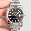 Replica Rolex Datejust II 126300 41MM N Stainless Steel Black Dial Swiss 3235