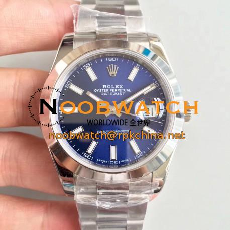 Replica Rolex Datejust II 126300 41MM N Stainless Steel Blue Dial Swiss 3235