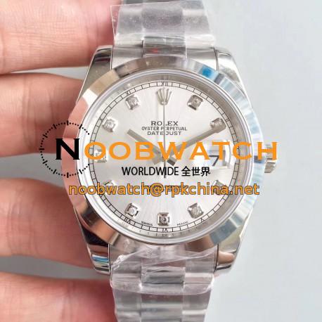 Replica Rolex Datejust II 126300 41MM N Stainless Steel Rhodium Dial Swiss 3235