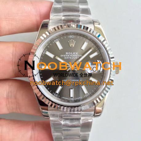 Replica Rolex Datejust II 126334 41MM N Stainless Steel Anthracite Dial Swiss 3235