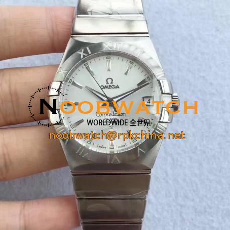 Replica Omega Constellation 123.10.38.21.02.004 38MM SSS Stainless Steel Silver Dial Swiss 8500