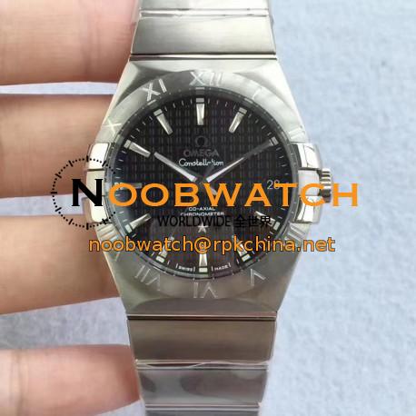 Replica Omega Constellation 123.10.38.21.01.001 38MM SSS Stainless Steel Black Dial Swiss 8500