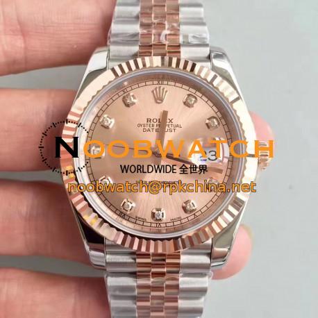 Replica Rolex Datejust II 116333 41MM N Stainless Steel & Rose Gold Rose Gold Dial Swiss 3235