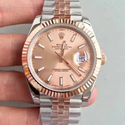 Replica Rolex Datejust II 116333 41MM N Stainless Steel & Rose Gold Rose Gold Dial Swiss 3235