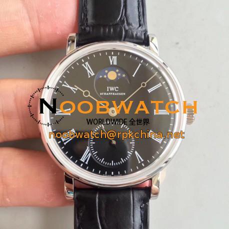 Replica IWC Vintage Portofino IW544801 VF Stainless Steel Black Dial Swiss 98800