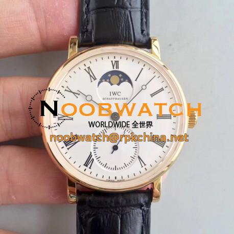 Replica IWC Vintage Portofino IW544803 VF Yellow Gold White Dial Swiss 98800