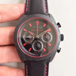 Replica Tudor Fastrider Black Shield 42000CR ZF PVD Black Dial Swiss 7753