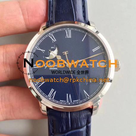 Replica Glashutte Senator Panorama Date Moon Phase 100-04-05-12-30 GF Stainless Steel Blue Dial Swiss 100-04