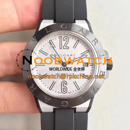 Replica Bvlgari Diagono Magnesium 102427 GF PVD Grey Dial M9015