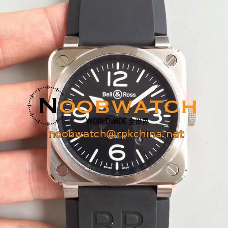 Replica Bell & Ross BR 03-92 Steel N Stainless Steel Black Dial M9015