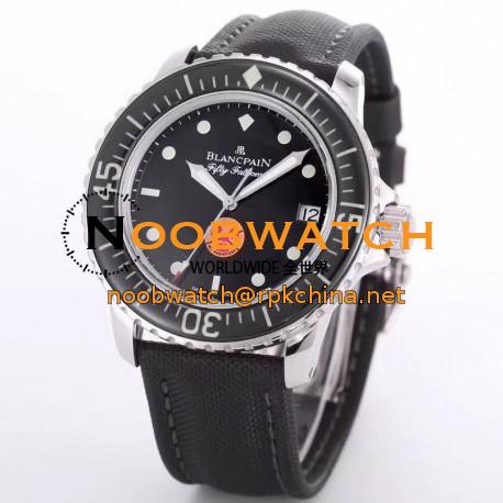 Replica Blancpain Fifty Fathoms Tribute Limited Edition 5015B-1130-52 ZF Stainless Steel Black Dial Swiss 2836-2