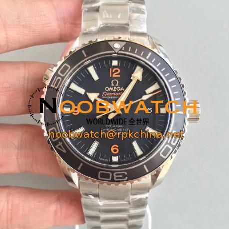 Replica Omega Seamaster Planet Ocean 600M 45.5MM 232.30.46.21.01.003 OM Stainless Steel Black Dial Swiss 8500