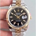 Replica Rolex Datejust II 116333 41MM EW Stainless Steel & Yellow Gold Black Dial Swiss 3136